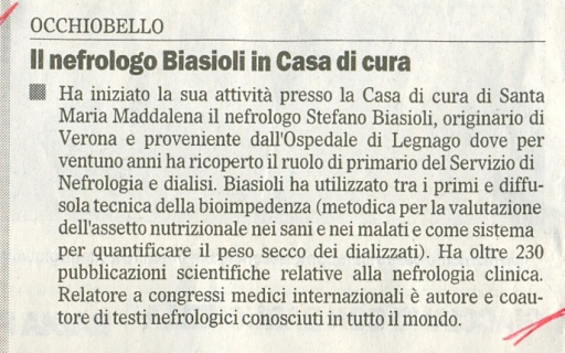 Da Il Gazzettino del 29 aprile 2008